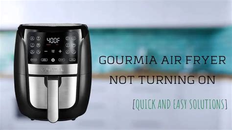 In this article, we will explore some common problems that users may face with Gourmia Air Fryers and provide solutions to help you troubleshoot them. . Gourmia air fryer not turning on reddit
